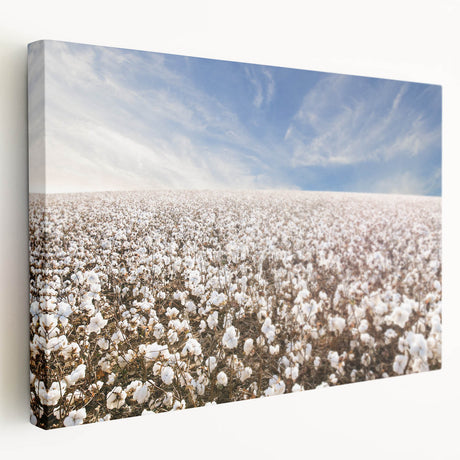Stretched canvas wall art showcasing a vibrant floral botanical design, featuring rich colors and intricate details, ideal for home decor enhancement.