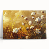 Floral botanical wall art design on stretched canvas showcases vibrant flowers in a colorful arrangement, perfect for brightening home decor. Ideal for nature lovers.