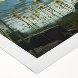 Botanical wall art featuring a delicate dandelion design on rolled canvas, showcasing intricate details and vibrant colors, ideal for home decor.