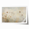Dandelion botanical wall art print showcasing delicate flower details, vibrant colors, and intricate designs, perfect for home decor enhancement or gifting.