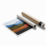 Vibrant botanical wall art print featuring a detailed fireweed design, showcasing delicate pink flowers against a soft white background, ideal for home decor.