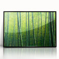 Framed wall art collection depicting a botanical design of flowers and trees in a black frame, showcasing vibrant colors and intricate details, perfect for home decor.