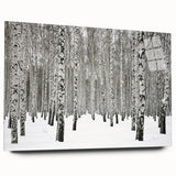 Acrylic glass wall art featuring a botanical forest design with vibrant flowers and trees, displayed in a side view, perfect for adding a natural touch to any decor.