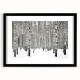 Botanical forest wall art featuring a vibrant floral design in a black frame with matting, ideal for home decor and nature-inspired aesthetics. Perfect for enhancing living spaces with a touch of elegance and color.