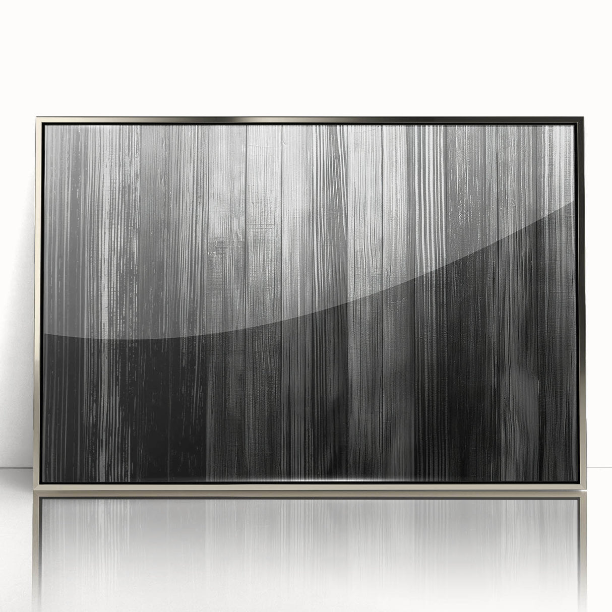 Framed wall art featuring a botanical forest design with vibrant flowers and trees, set in a sleek silver frame, perfect for enhancing home decor.