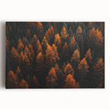 Botanical forest wall art collection featuring vibrant flowers and trees, printed on stretched canvas with a textured finish, ideal for home decor enhancement.