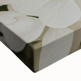 Close-up view of a botanical wall art design featuring vibrant blue and purple hydrangeas on stretched canvas, showcasing intricate petal details and textures. Perfect for floral decor enthusiasts.