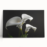 Stunning botanical wall art featuring intricately designed irises on stretched canvas, showcasing vibrant colors and fine details, perfect for home decor.