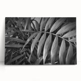 Botanical wall art canvas featuring an intricate design of lush green leaves with various textures, perfect for adding a natural touch to home decor.