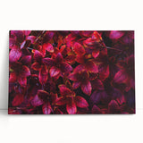 Stretched canvas wall art showcasing a botanical leaves design, featuring vibrant green foliage against a neutral background, perfect for home decor enhancement.