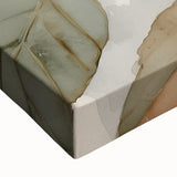 Close-up of a botanical wall art design featuring vibrant flowers and green leaves on stretched canvas, ideal for home decor and nature enthusiasts.