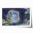 Delicate lilacs in soft purple hues showcased in a botanical wall art print, ideal for brightening home decor with floral elegance and charm.
