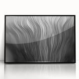 Framed wall art featuring a botanical design of colorful mushrooms and flowers with a sleek black frame, perfect for home decor or nature enthusiasts.