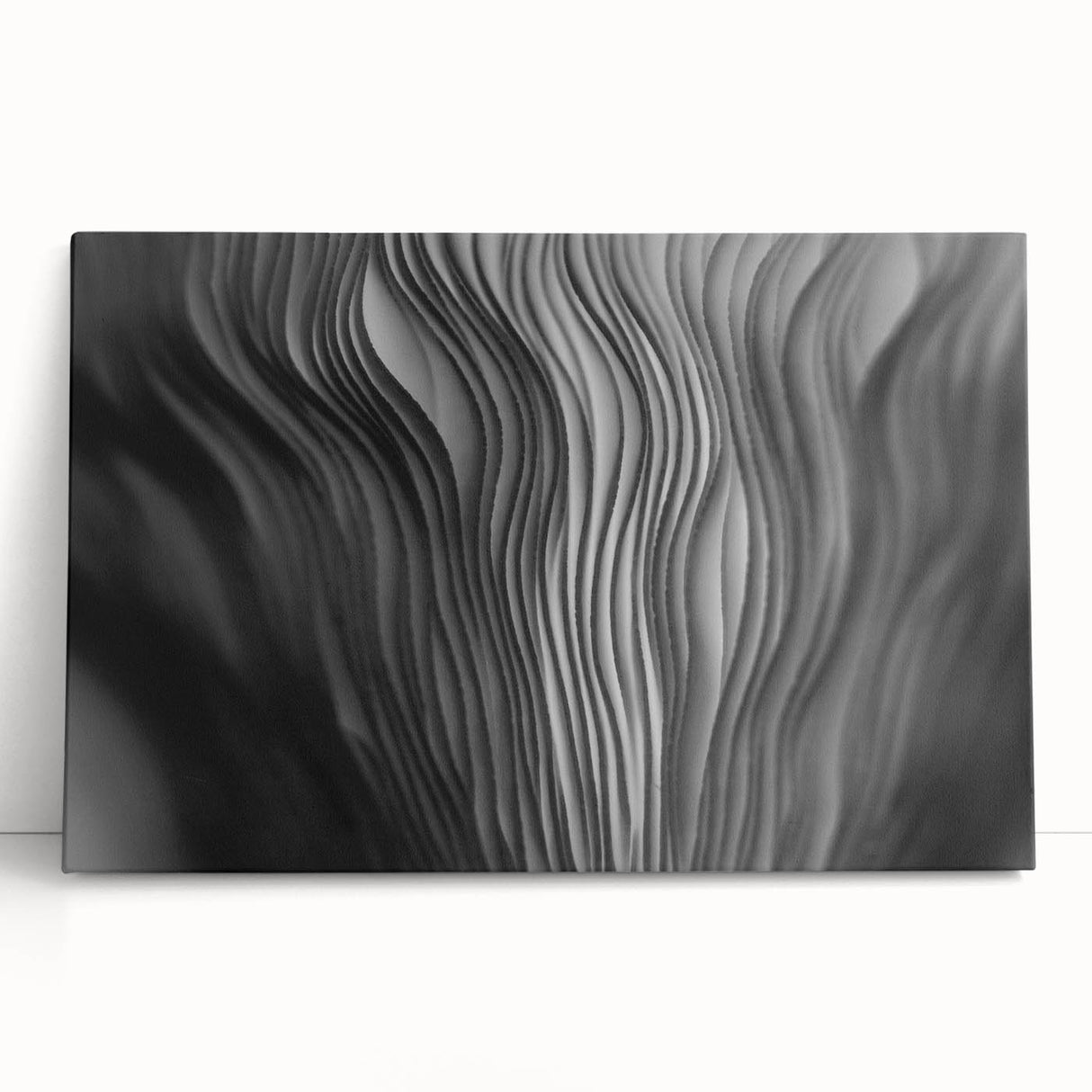 Botanical wall art featuring a vibrant floral and mushroom design on a stretched canvas, showcasing rich colors and intricate details, perfect for home decor.