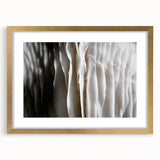Botanical wall art featuring a vibrant floral and mushroom design in a gold frame with matting, perfect for adding elegance to home decor.