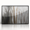Framed wall art featuring a botanical design of colorful flowers and mushrooms, set against a black background, ideal for enhancing home decor with nature-inspired elegance.