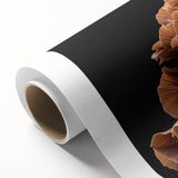 Botanical wall art featuring vibrant floral and mushroom designs on rolled canvas, showcasing intricate details and colors, perfect for home decor enhancement.