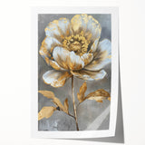 Botanical peony wall art print showcasing delicate pink and white flowers on a soft pastel background, perfect for home decor and floral enthusiasts.