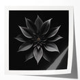Vibrant botanical poinsettia wall art print showcasing intricate floral details in rich red and green hues, ideal for holiday decor and seasonal aesthetics.