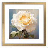 Botanical rose wall art collection featuring a gold frame and mat, showcasing intricate floral designs, perfect for home décor and art enthusiasts.