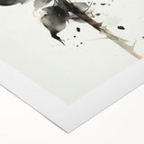 Botanical rose wall art design on rolled canvas, showcasing vibrant pink and green colors, perfect for home decor or floral-themed interiors.