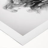 Botanical rose design printed on rolled canvas wall art, showcasing vibrant colors and intricate details, ideal for home decor enhancement.