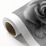 Botanical wall art featuring a beautifully detailed rose design on rolled canvas, showcasing vibrant colors and intricate textures, ideal for home decor enhancement.