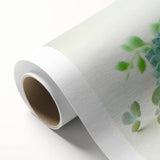Rolled canvas artwork showcasing a vibrant botanical design of succulents in various shades of green and pink, perfect for home decor and nature lovers.