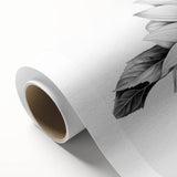 Rolled canvas showcasing a vibrant botanical sunflower design, featuring rich yellows and greens, perfect for brightening up any space. Ideal for nature lovers.