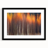 Framed botanical wall art featuring a vibrant floral design with intricate details, set in a sleek black frame and mat, ideal for home decor enhancement.