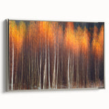 Framed botanical wall art print featuring colorful flower and tree designs on a silver background, showcasing elegance and nature-inspired decor for home interiors.