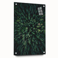 Acrylic glass wall art collection displaying botanical trees design with vibrant colors; features pins for easy hanging, perfect for nature-inspired decor.