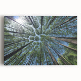 Vibrant botanical wall art collection featuring colorful flowers and trees on stretched canvas, ideal for enhancing home decor with a natural touch.