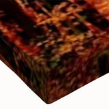 Close-up of a vibrant botanical wall art collection featuring colorful flowers and trees on stretched canvas, ideal for home decor and nature enthusiasts.