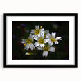 Botanical tropical flower wall art design featuring vibrant colors and intricate details, framed with a black matte finish, ideal for home decor enhancement.