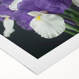 Tropical botanical wall art featuring vibrant, colorful flowers on rolled canvas, perfect for adding a lively touch to home decor. Ideal for nature lovers.