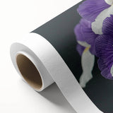 Tropical botanical wall art design featuring vibrant, colorful flowers on rolled canvas, ideal for home decor enhancement. Perfect for adding a touch of nature.
