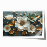 Tropical floral wall art print showcasing vibrant colors and intricate botanical designs, perfect for adding a touch of nature to home decor. Ideal for art enthusiasts seeking unique wall decor.