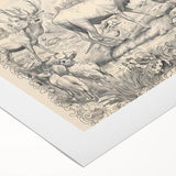 Wildlife Animals Illustration Art Print – Nature-Inspired Wall Decor