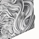 Abstract Lion Illustration Art Print – Modern Animal Wall Decor