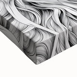 Lion Illustration Art Print – Intricate Black and White Animal Decor