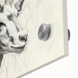 Antelope Illustration Art Print – Detailed Nature-Inspired Decor