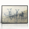 Sheep Illustration Art Print – Detailed Nature-Inspired Wall Decor