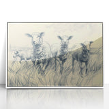 Sheep Illustration Art Print – Detailed Nature-Inspired Wall Decor