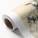 Sheep Illustration Art Print – Detailed Nature-Inspired Wall Decor