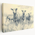 Sheep Illustration Art Print – Detailed Nature-Inspired Wall Decor