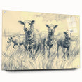 Sheep Illustration Art Print – Detailed Nature-Inspired Wall Decor