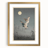 Vintage Animal Art - Ducks in Flight Illustration - Retro Animal Prints