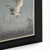Vintage Animal Art - Ducks in Flight Illustration - Retro Animal Prints