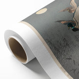 Vintage Animal Art - Ducks in Flight Illustration - Retro Animal Prints